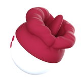 Flaming Red Lips Self-Motion Flickering Tongue Clit Stimulator - Sexdoll.Sex