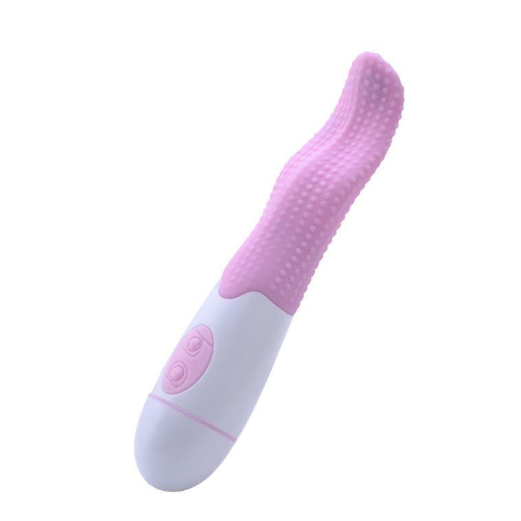 Flexible Tongue Vibrator with Nubs **Only 1 Per Order - Sexdoll.Sex