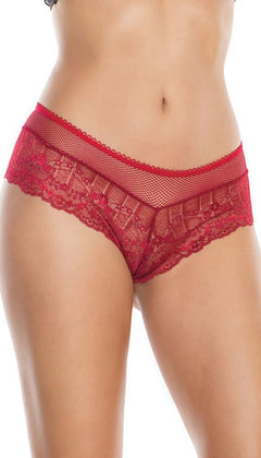 Flirtatious Lace Up Cheeky Boy Short Panty - Sexdoll.Sex