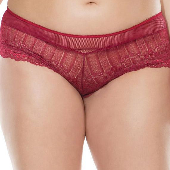 Flirtatious Lace Up Cheeky Boy Short Panty - Sexdoll.Sex