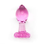 Flower butt plug Flower glass butt plug - Sexdoll.Sex