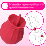 FREE Bhava Rechargeable Flickering Tongue Rose in Red - Add To Cart-Only 1 Free Item per Order - Sexdoll.Sex