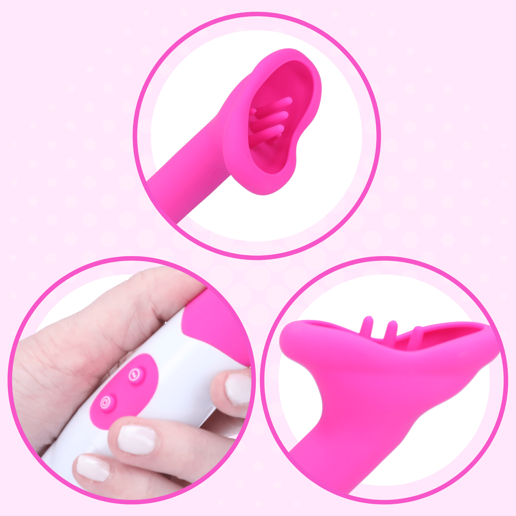 FREE Tease Beginner's Silicone Lip-Shaped Clit Vibrator - Only 1 Free Item per Order！ - Sexdoll.Sex