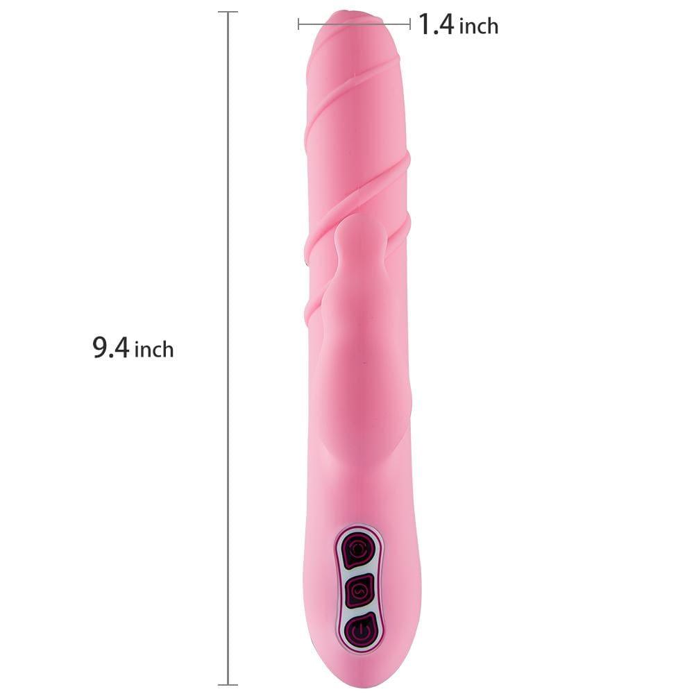 G-Spot & Clitoral Massager - 360° Rotation Rabbit Vibrator - Sexdoll.Sex