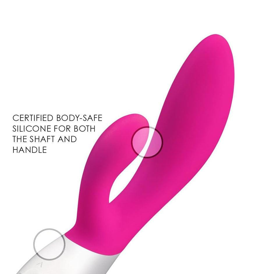 G-Spot & Clitoral Massager - Abbit Vibrator - Sexdoll.Sex