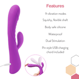 G-Spot Clit Stimulator Rabbit Vibrator - Unleash Dual Pleasure - Sexdoll.Sex