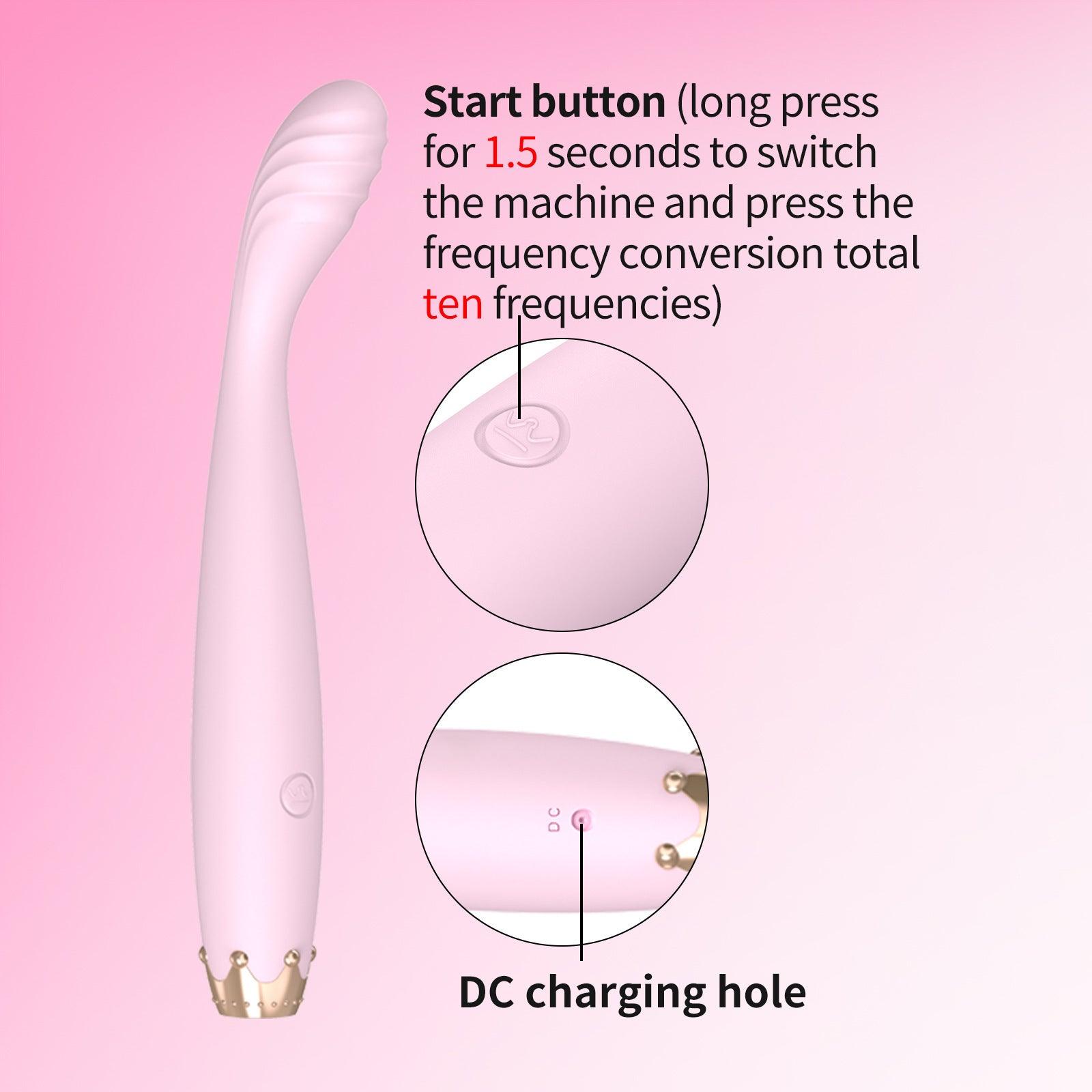 G Spot Rose Vibrator - Crown Clit Stimulator - Sexdoll.Sex