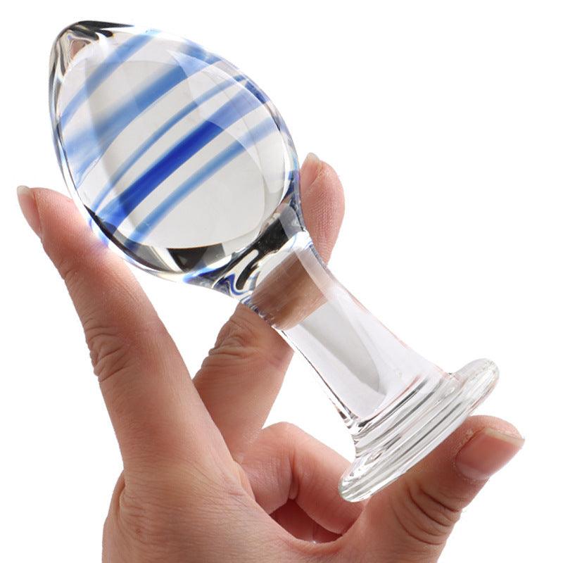 Glass Butt Plug for Temperature Play - Sexdoll.Sex