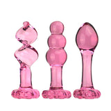 Glass Flower Butt Plug: Elegant Pleasure Blooms - Sexdoll.Sex