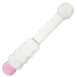 Glass Honey Stick Beaded Dildo - Sexdoll.Sex