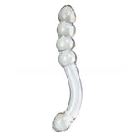 Glass Honey Stick Beaded Dildo - Sexdoll.Sex