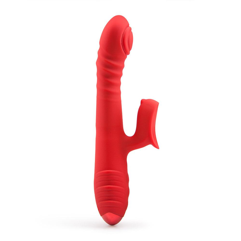 HALLOWEEN SALE-Rechargeable thrusting rabbit vibrator - Sexdoll.Sex