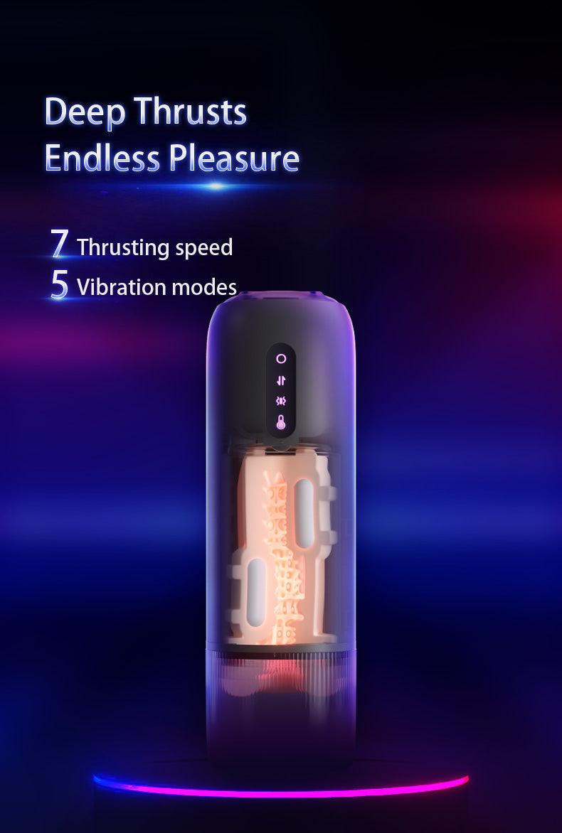 Hands-Free Thrusting Masturbator - Customizable Settings - Sexdoll.Sex