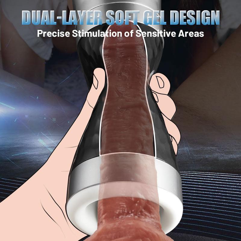 Harley 5 Squeezing Sucking Deep-Throat Automated Oral Masturbator Male Sex Toy - Sexdoll.Sex