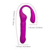 HAZEL Strapless Strap-on Thrusting Dildo G-spot Vibrator Tapping Clit Stimulator - Sexdoll.Sex