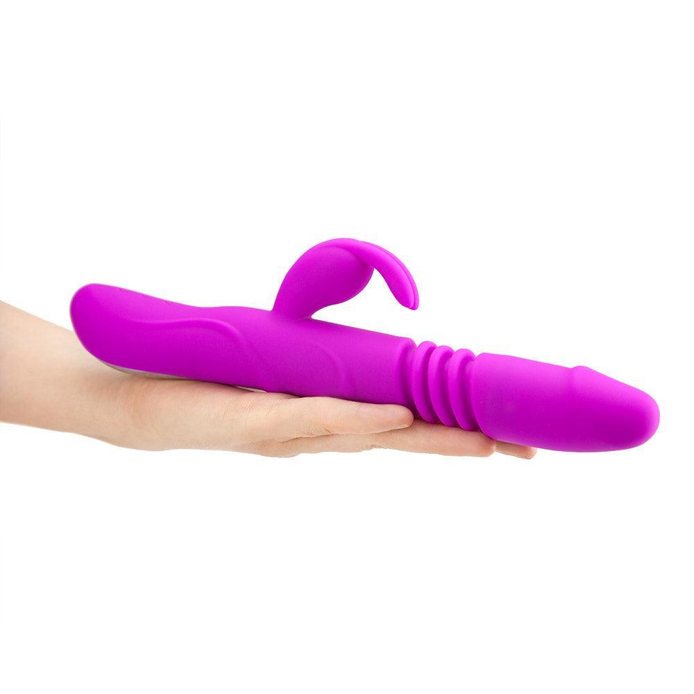 Heartbreaker Rechargeable thrusting rabbit vibrator - Sexdoll.Sex