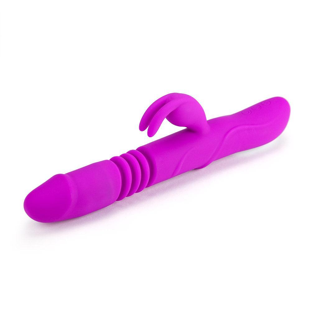 Heartbreaker Rechargeable thrusting rabbit vibrator - Sexdoll.Sex