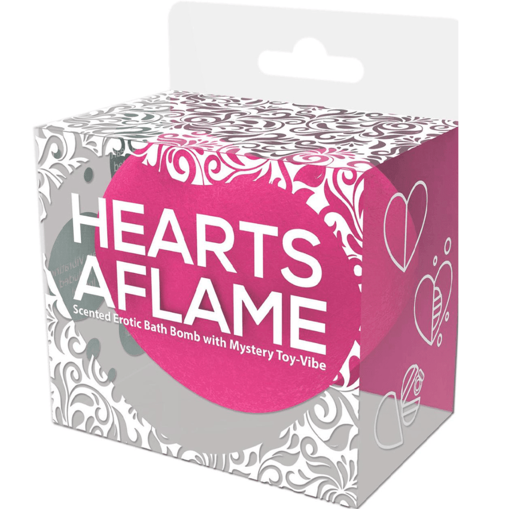 Hearts Aflame Scented Erotic Bath Bomb With Mystery Vibrating Toy - Sexdoll.Sex