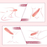 Helran Clit Licking Tongue Vibrator with G-Spot Stimulator - Sexdoll.Sex