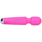 High-Power Silicone Wand Vibrator in Pink (Intense Vibrations!) - Sexdoll.Sex