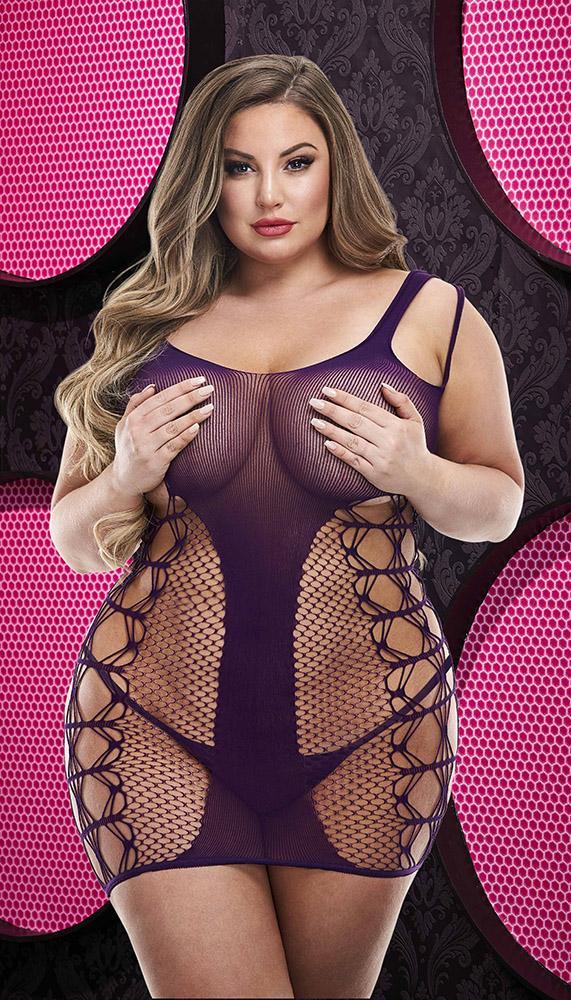 Hot Bedroom Fishnet Tank Mini Dress - Sexdoll.Sex