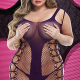 Hot Bedroom Fishnet Tank Mini Dress - Sexdoll.Sex