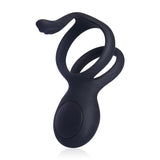 Hot Vibration Stimulating & Remote Control Double Cock Rings for Couple Play - Sexdoll.Sex