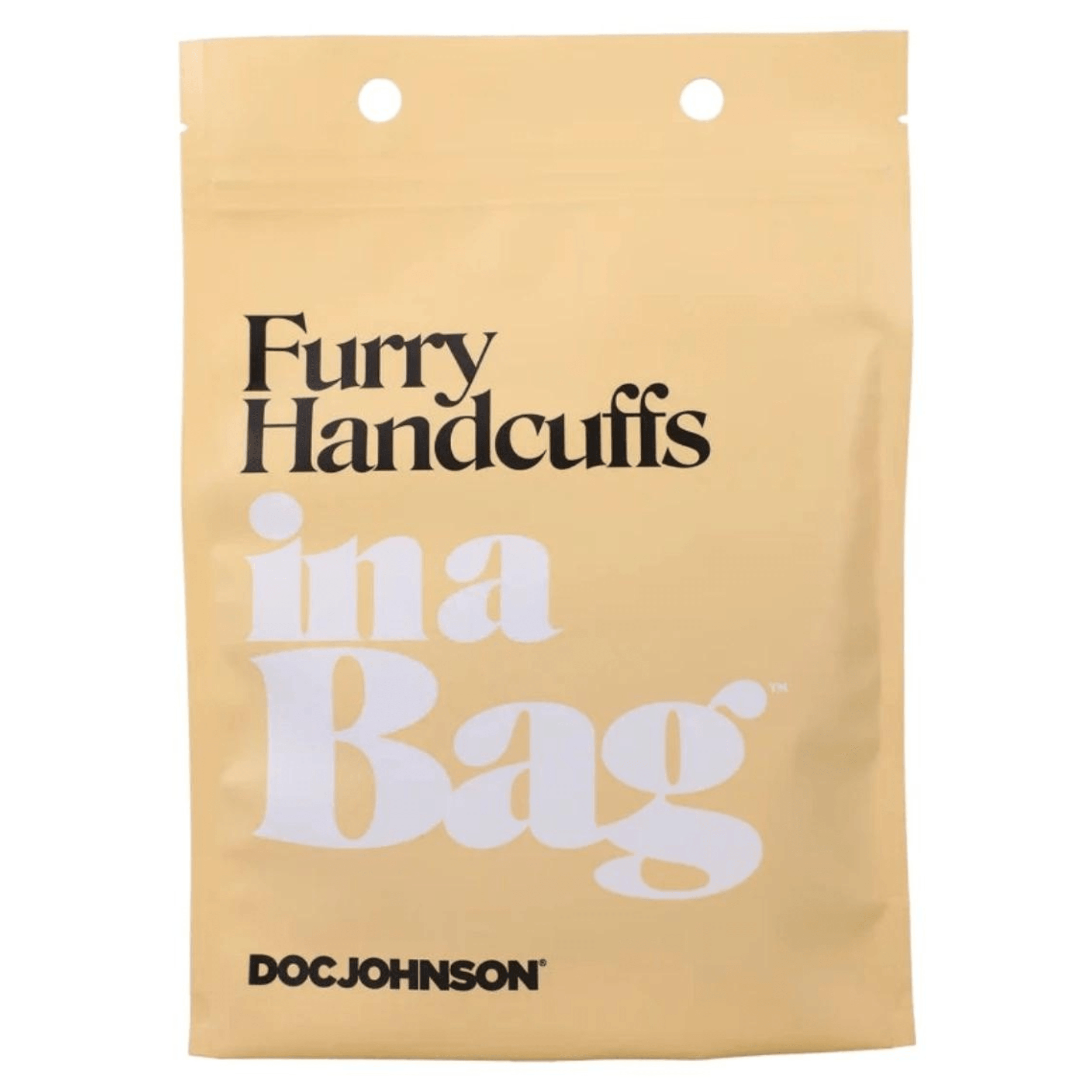 In a Bag Furry Handcuffs - Black - Sexdoll.Sex