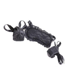 Intimate Bondage Kit For Couples - Silk Lace Blindfold & Cuff Set - Sexdoll.Sex