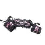 Intimate Bondage Kit For Couples - Silk Lace Blindfold & Cuff Set - Sexdoll.Sex