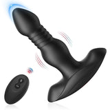 INVADER 3 Thrusting 10 Vibrations Anal Plug with Remote Controller - Sexdoll.Sex