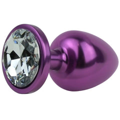 Jeweled Aluminum Anal Plug - Great for Temperature Play! - Sexdoll.Sex