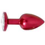 Jeweled Aluminum Anal Plug - Great for Temperature Play! - Sexdoll.Sex