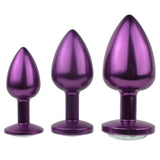 Jeweled Aluminum Anal Plug - Great for Temperature Play! - Sexdoll.Sex