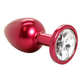 Jeweled Aluminum Anal Plug - Great for Temperature Play! - Sexdoll.Sex