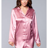 Kimberly Satin Sleepshirt - Sexdoll.Sex