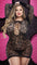 Lace Off The Shoulder Mini Dress - Sexdoll.Sex