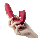 Lacy G-Spot Vibrator with Clit-Licking Tongue - Intense Pleasure Delivered - Sexdoll.Sex