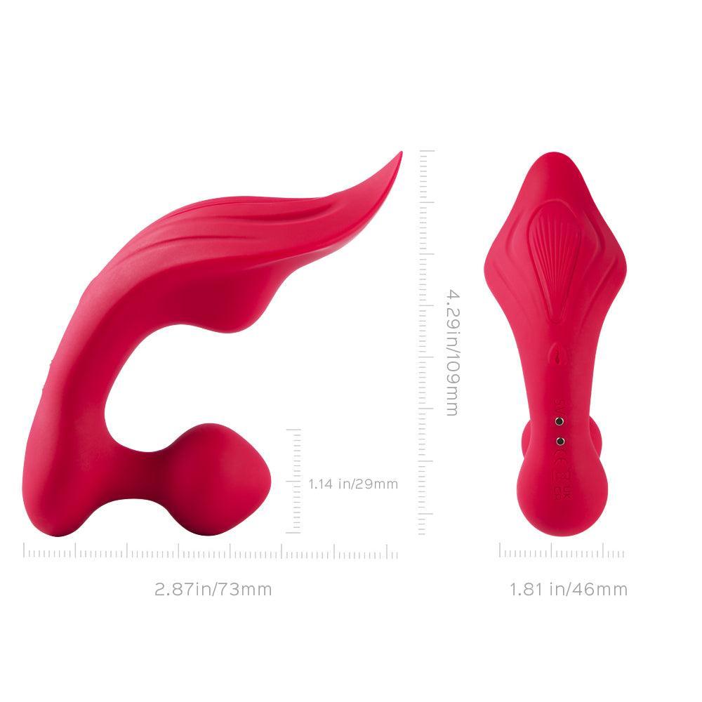 Lamia Dual Panty Vibrator: Ultimate Pleasure for Clit and Anal Stimulation - Sexdoll.Sex