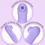 Lavender Air Pulse Clitoral Stimulator - Sexdoll.Sex