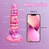 Leo 8 Inch Monster Silicone Rainbow Dildo with Suction Cup - Sexdoll.Sex