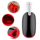 Leten 3 Vibrating 10-Frequency Desire Red Lips Masturbation Cup - Sexdoll.Sex