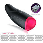 Liam 3 In 1 Clamping Vibrating Heating Powerful Masturbator - Sexdoll.Sex