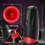 Liam 3 In 1 Clamping Vibrating Heating Powerful Masturbator - Sexdoll.Sex