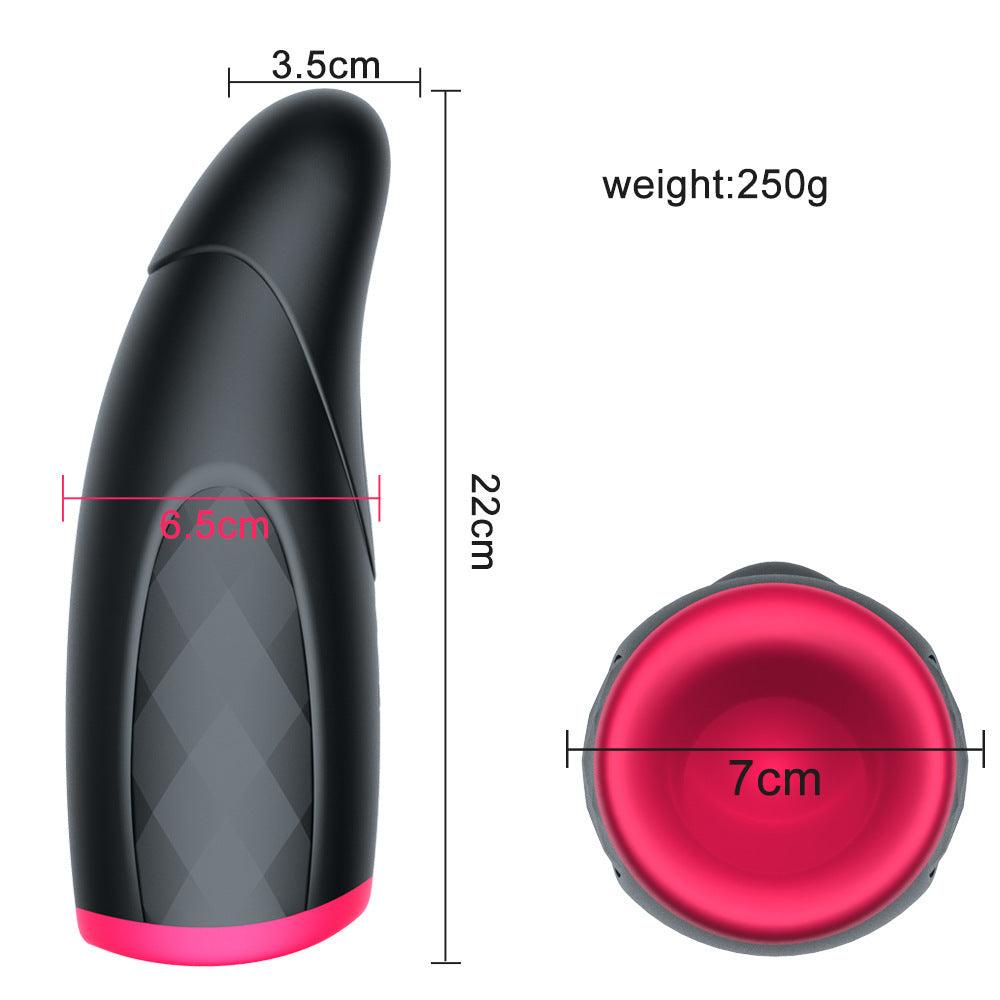 Liam 3 In 1 Clamping Vibrating Heating Powerful Masturbator - Sexdoll.Sex