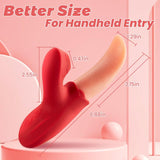 Licker - 2 IN 1 Upgraded Flapping Tongue Licking G Spot Vibrator - Sexdoll.Sex