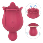 Licking Vibrator Rose Sex Toy with 9 Pleasure Modes, Adult Sex Toys - Sexdoll.Sex