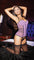 Lilac Fishnet Bustier With Sport Embellishments - Sexdoll.Sex