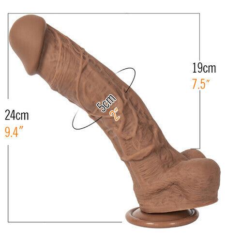 Manon d'Instinct Vein Silicone Lifelike Dildo with Suction Cup 9.4 Inch - Sexdoll.Sex