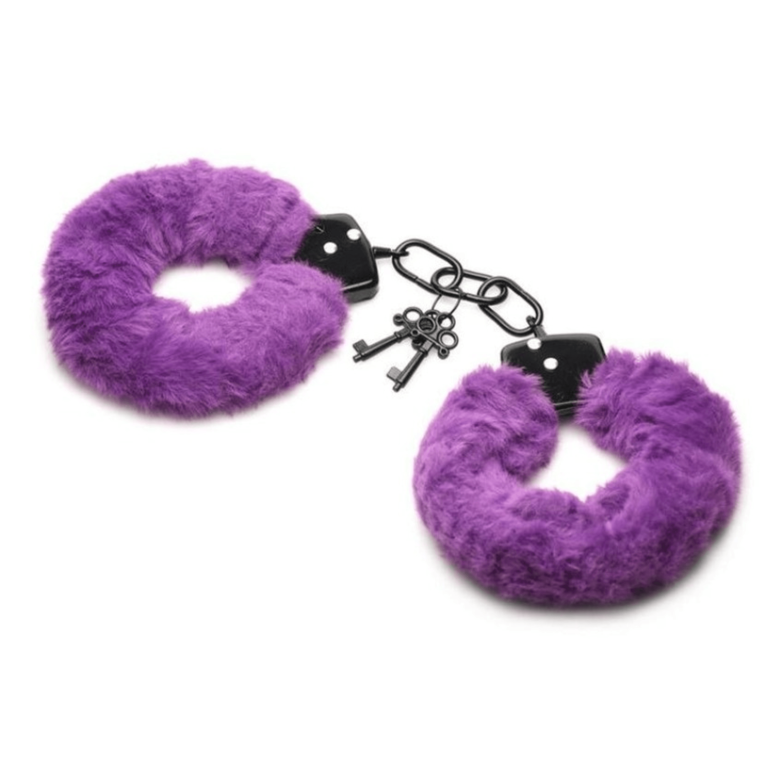 Master Series Cuffed in Fur Furry Handcuffs-Available in 3 colors! - Sexdoll.Sex